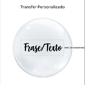 Transfer Personalizado Para Balão - 1 Linha -  01 Unidade - Rizzo