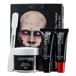 Kit Maquiagem Artística para Efeitos Especiais ColorMake - 1 Unidade - Rizzo Embalagens