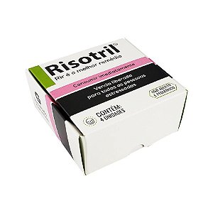 Caixa para Doces tipo Practice Divertida Remédio - "Risotril"  - 4 doces - 10 unidades - Ideia - Rizzo Embalagens