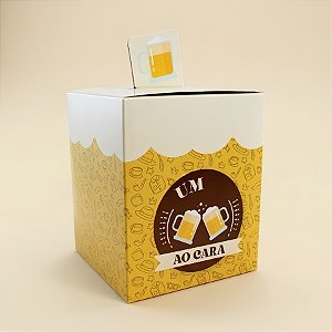 Caixa Pop Up Brinde Chopp - "Um (Brinde) Ao Cara" - 10 unidades - Ideia - Rizzo
