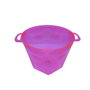 Balde para Gelo Neon Rosa 1,20L - LSC Toys - 1 Unidade - Rizzo Embalagens