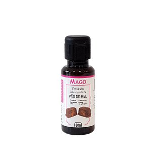 Emulsão Saborizante de Pão de Mel 18ml - 1 Unidade - Mago - Rizzo