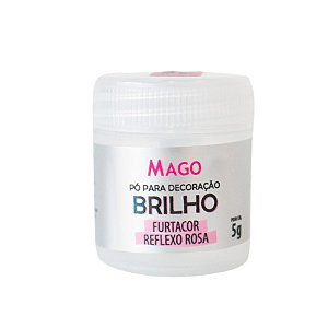 Pó para Decoração Furtacor Reflexo Rosa 5g - 1 unidade - Mago