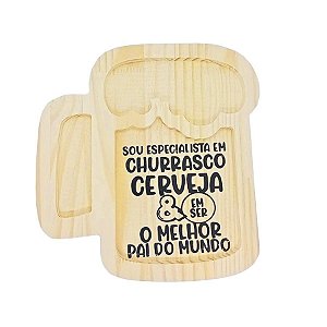 Tábua Caneca p/ Decoração - Pai Especialista - 01 unidade - Rizzo