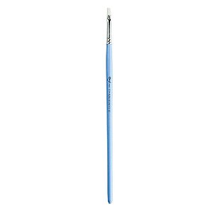 Pincel Artístico - N0 - Chanfrado Azul Ciano - 1 unidade - Cromus Linha Profissional Allonsy - Rizzo