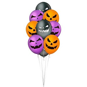 Balão Latex Premium Halloween - 12 Pol - 10 unidades - Regina - Rizzo