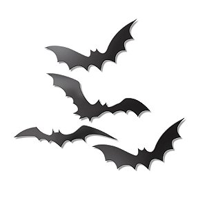 Morcego - 16cm x 8cm - Halloween - Ref. 1032 - 4 unidades - Rizzo