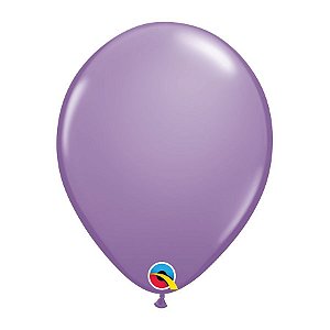 Balão de Festa Látex Liso Sólido - Spring Lilac (Lilás Primavera) - Qualatex - Rizzo