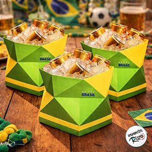 Caixa Cooler Brasil - 3 unidades - Cromus - Rizzo