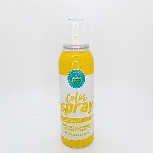 Spray Alimentício Amarelo - "Amarelo Ouro" - 70mL - 1 Unidade - Cake Brasil - Rizzo