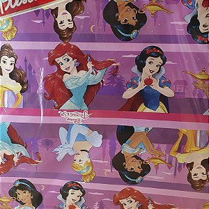 Saco para Presente Princesas da Disney Roxo - 25 unidades - Cromus - Rizzo