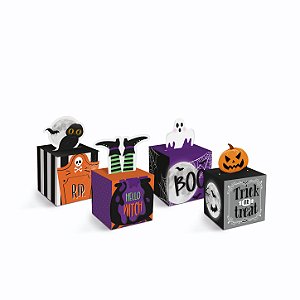Caixinha para Lembracinha do Halloween Noite do Terror - 10 unidades - Cromus - Rizzo