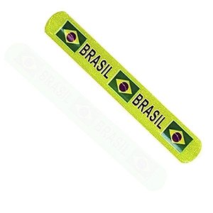 Pulseira - Bate Enrola Amarela - 3cm x 22cm - 1 unidade - Rizzo