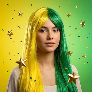 Peruca Brasil - Lisa Longa - 1 unidade - Rizzo