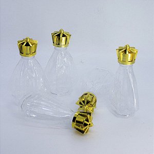 Mini Garrafa Plástica para Lembrancinha e Água Benta 50 mL - Nossa Senhora Aparecida - 10 unidades - Art Lille - Rizzo