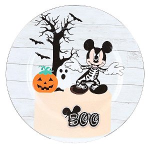 Base Sousplat para Pratos - Halloween - Mickey "BOO" - 1 unidade - Cromus - Rizzo Embalagens
