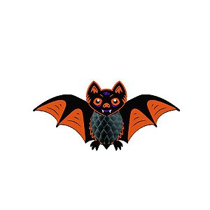 Decoração de Teto -  Morcego - Halloween - 1 unidade - Silver Festas - Rizzo