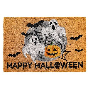 Capacho de Porta - Fantasmas Happy Halloween - 40 cm x 60 cm - 1 unidade - Cromus - Rizzo