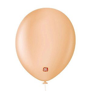 Balão Profissional Premium Uniq - 16'' 40 cm - Bege Nude - 10 unidades - Balões São Roque - Rizzo