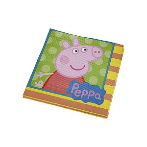 Guardanapo - Festa Peppa Pig  - 16 unidades - Regina - Rizzo