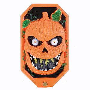 Campainha Decorativa - Abóbara do Terror - Festa Halloween - 1 unidade - Cromus - Rizzo