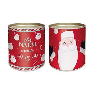 Mini Lata Para Panetone - Nicolau - 11 x 9,1 cm - Cromus Natal - 1 unidade - Rizzo