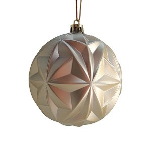 Bola de Natal Fosca Decorativa - Cromus Natal - 1 unidade - Rizzo