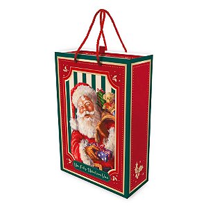 Caixa Luva Com Alça - Noel Carmin - Cromus Natal - 1 unidade - Rizzo
