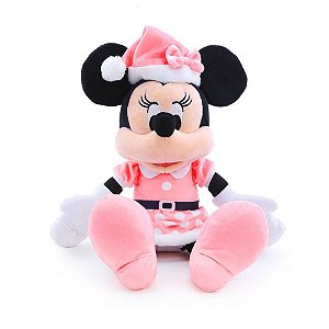 Pelúcia Cabeça Mickey c/ Gorro de Natal - 15 cm - Natal Disney - Rizzo -  Rizzo Embalagens