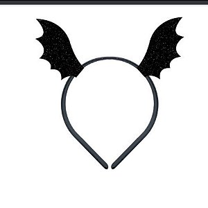 Tiara Morcego - Halloween - 31,5 x 17 cm - 1 unidade - Rizzo Embalagens