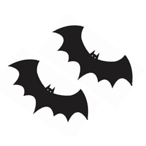 Silhueta Morcego - Halloween - 18 x 6 cm - 5 unidades - Rizzo Embalagens