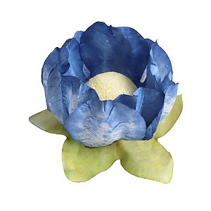 Forminha para Doces Finos - Tulipa - Tons Pin Art - Azul - 25 unidades - Maxiformas - Rizzo