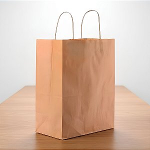 Sacola de Papel M 28,5x24x12cm - Kraft Delivery - 10 unidades - Cromus - Rizzo