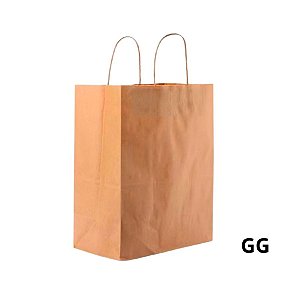 Sacola de Papel GG 41x35x21cm - Kraft Delivery - 50 unidades - Cromus - Rizzo