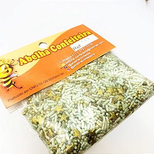 Mini Confeito - Sprinkles Céu - 60 gramas - Abelha Confeiteira - Rizzo Confeitaria