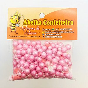 Mini Confeito - Sprinkles Sonho Rosa - 60 gramas - Abelha Confeiteira - Rizzo