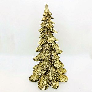 Enfeite Árvore Dourada Natal - 1 unidade - Cromus - Rizzo