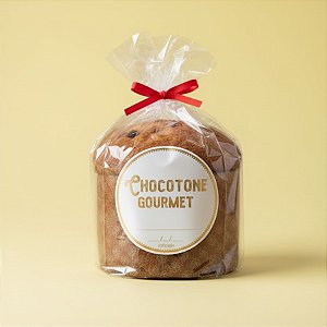 Adesivo "Chocotone Gourmet" - Ref.2048 - Hot Stamping - 50 unidades - Stickr - Rizzo