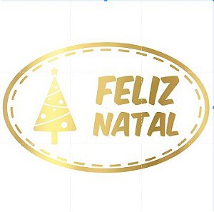 Etiqueta Adesiva HO HO HO - Feliz Natal - com 60 un. Rizzo - Loja