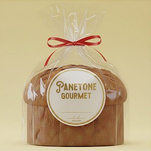 Adesivo "Panetone Gourmet" - Ref.2049 - Hot Stamping - 50 unidades - Stickr - Rizzo