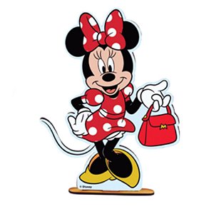 Enfeite De Mesa - Minnie Mouse 3 - 1 unidade - Grintoy - Rizzo