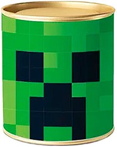 Lata Creeper para Lembrancinhas - Minecraft - 7,5 cm x 9 cm - 1 unidade - Cromus - Rizzo
