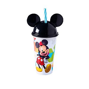 Copo com Orelha Mickey - 500 ML - 1 unidade - Plasútil - Rizzo