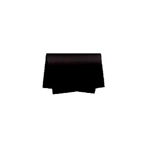 Papel Seda - 48 cm x 60 - Preto - 100 unidades - Villa Pack - Rizzo