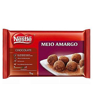 Chocolate Meio Amargo 1 kg - 01 unidade - Nestlé - Rizzo Confeitaria