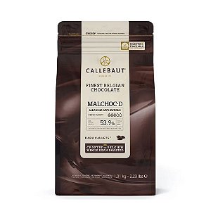 Chocolate Belga - Malchoc Amargo - 1.01kg - 1 unidade - Callebaut - Rizzo