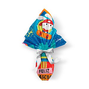 Saco Express 32x32cm para Ovos de 150g a 200g - SK8 Azul - 5 unidades - Cromus Páscoa - Rizzo