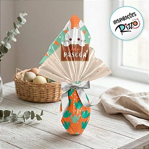 Saco Express 44x44cm para Ovos de 500g a 750g - Seed - 5 unidades - Cromus Páscoa - Rizzo