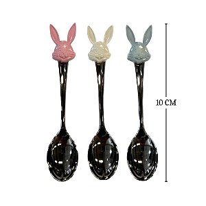 Colherzinha Decorada Páscoa Mod. 5 - 10cm -  unidades - Rizzo
