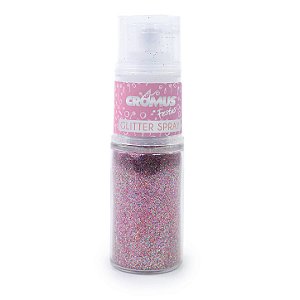 Spray de Glitter para Cabelo e Corpo Multicolor - 1 unidade - Cromus  - Rizzo